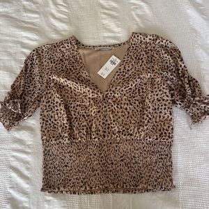 Abercrombie & Fitch Cheetah Print Top